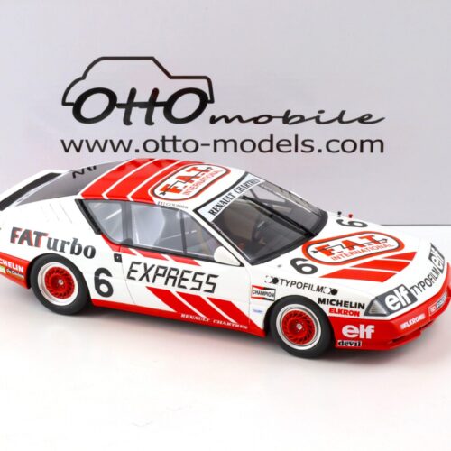 1:18 OTTO mobile OT1022 Renault Alpine GTA Europe Cup white J.Gouhier 1987