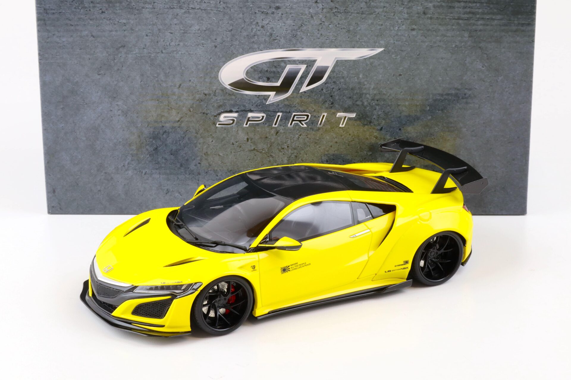 1:18 GT Spirit Asia Exclusive KJ034 Honda NSX Liberty Walk 2021 yellow
