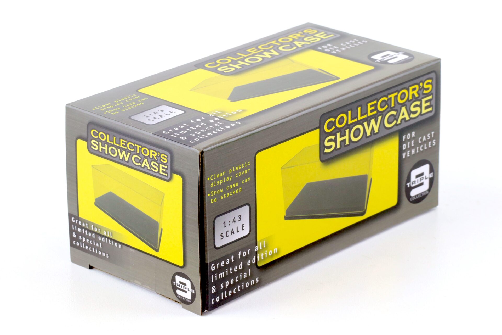 1:43 Triple9 Show Case Einzelvitrine Vitrine Klarsichtbox schwarzer Sockel