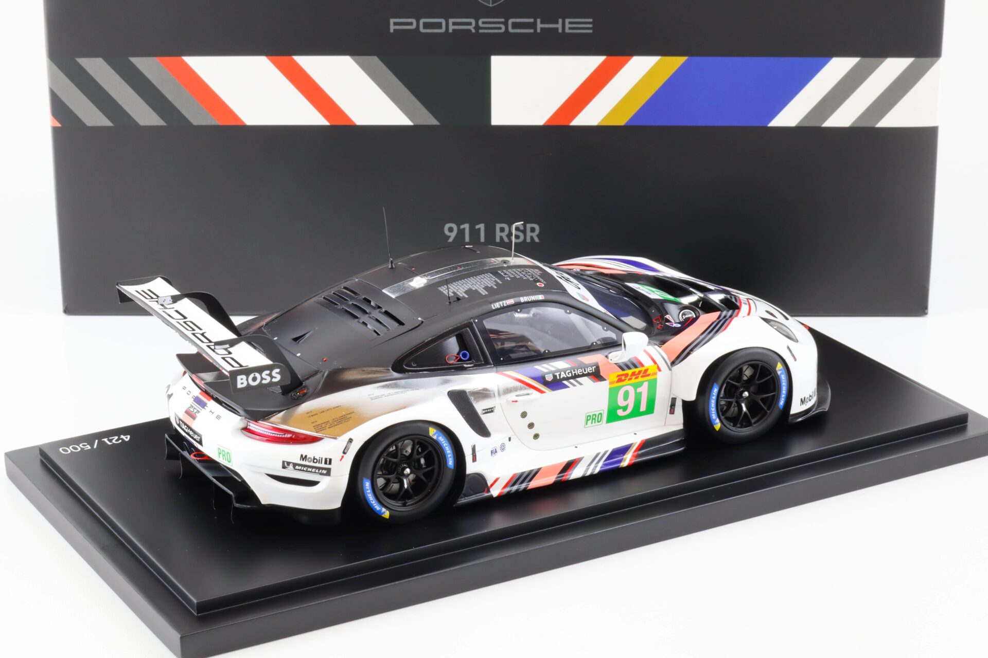 1:18 Spark Porsche 911 (991) RSR #91 WEC Finale 2022 Last Race Goodbye WAP DEALER