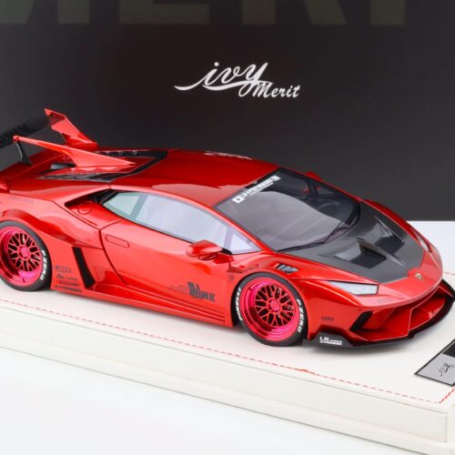 1:18 Ivy Model Merit Lamborghini Huracan GT LB Silhouette Works LBWK metallic red
