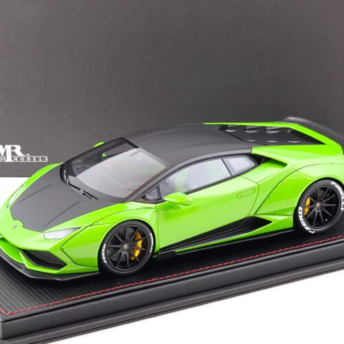 1:18 MR Collection Lamborghini Huracan Aftermarket Verde Mantis/ Ner Nemesis - Limited 25 pcs.