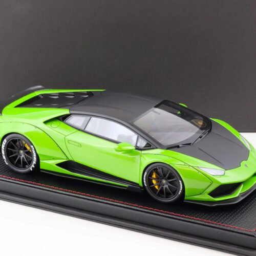 1:18 MR Collection Lamborghini Huracan Aftermarket Verde Mantis/ Ner Nemesis - Limited 25 pcs.