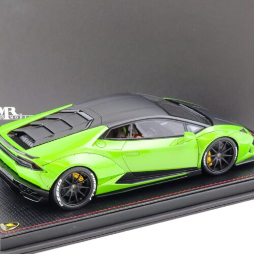 1:18 MR Collection Lamborghini Huracan Aftermarket Verde Mantis/ Ner Nemesis - Limited 25 pcs.