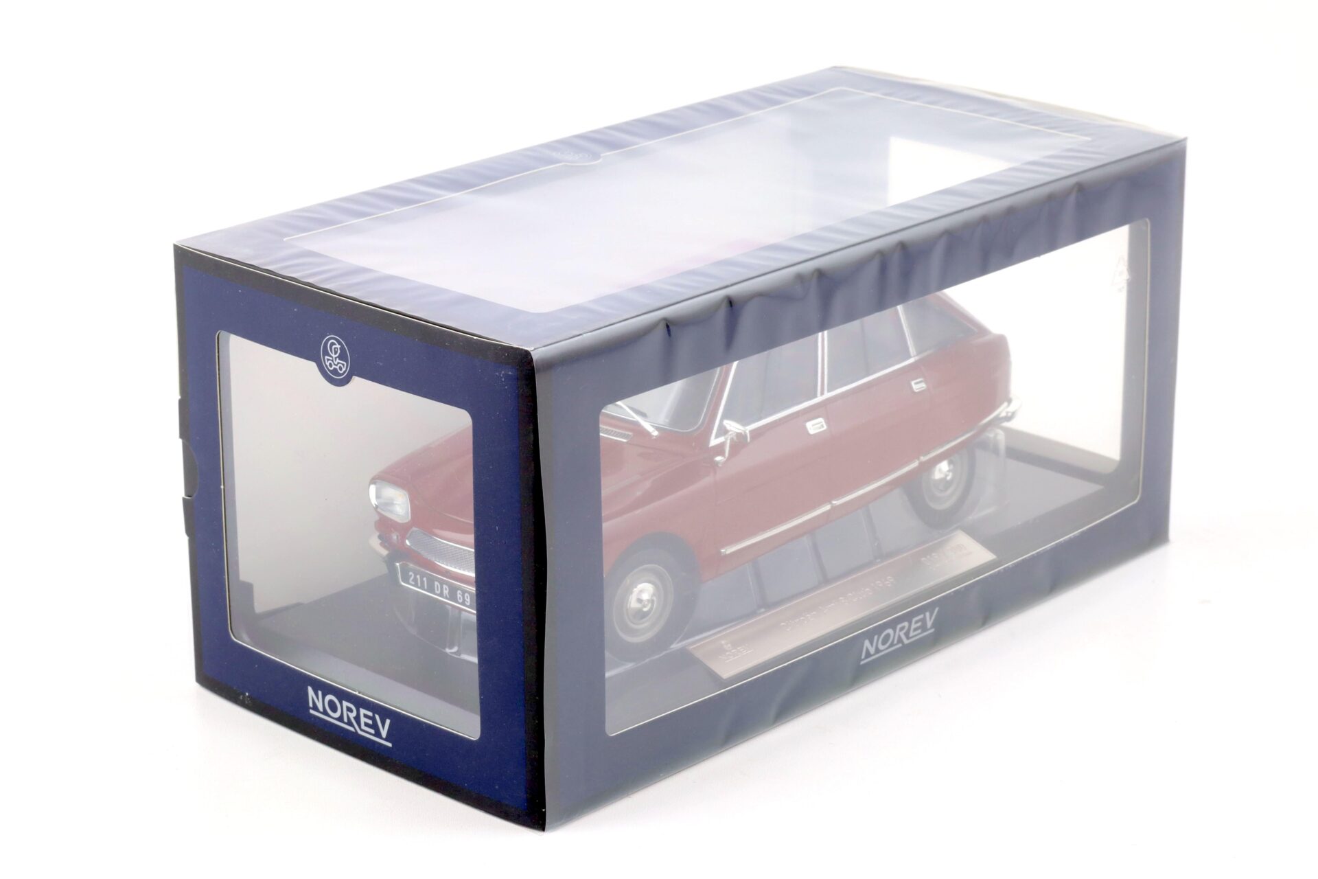 1:18 Norev Citroen Ami 8 Club 1969 Massena red - Limited 300 pcs.