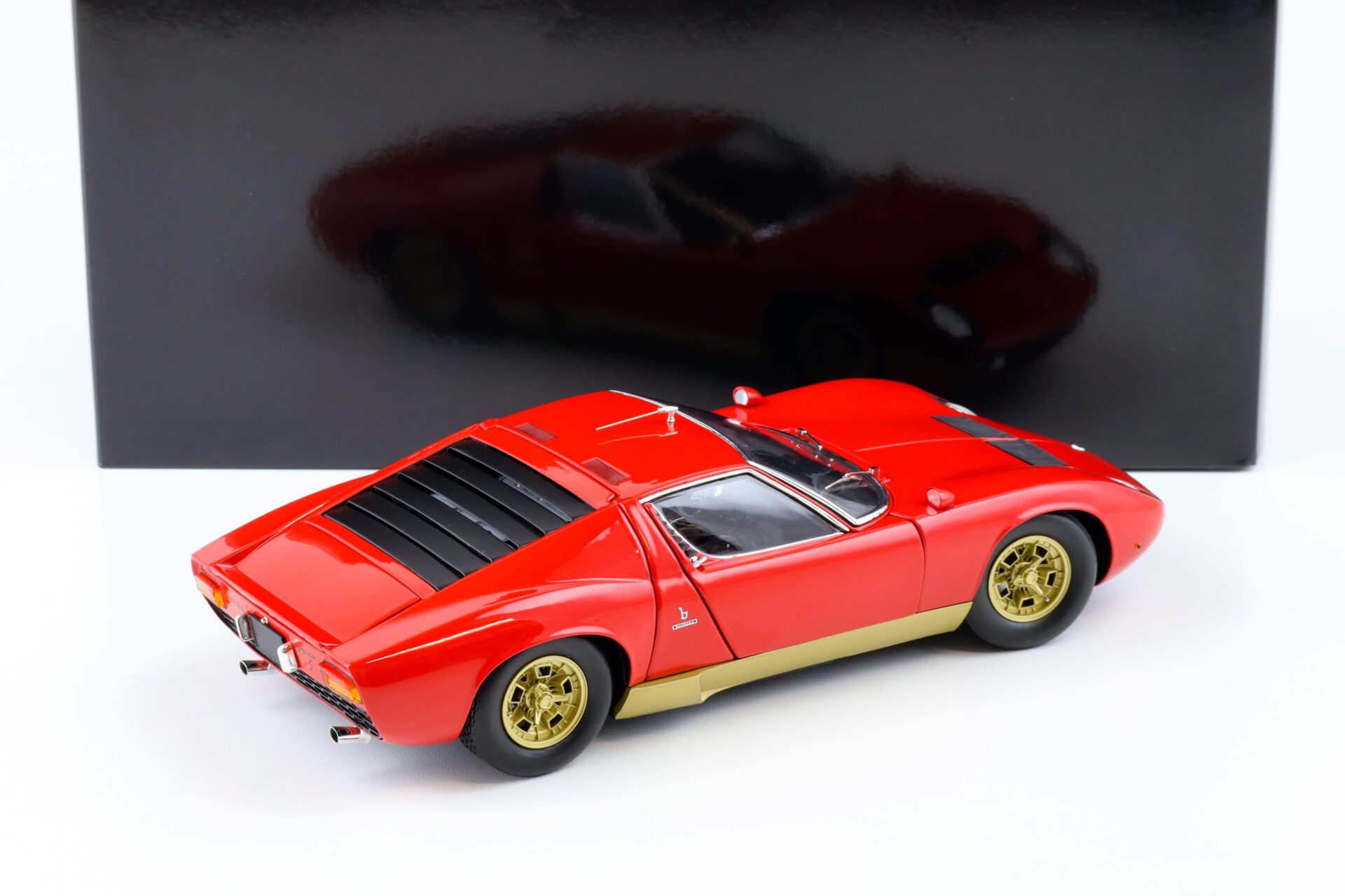 1:18 Kyosho Lamborghini Miura S Coupe red/ gold 08316R