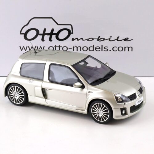 1:18 OTTO mobile OT842 Renault Clio V6 Phase 2 silver/ grey