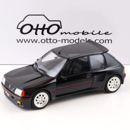 1:18 OTTO mobile OT817 Peugeot 205 Dimma Edition 1 black/ silver wheels