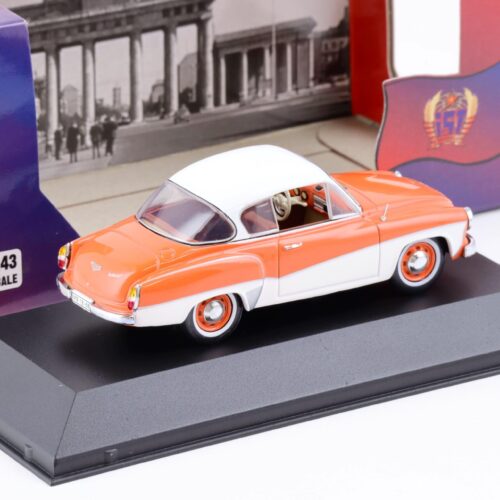 1:43 IST Models Wartburg 311 Coupe 1958 orange & cream