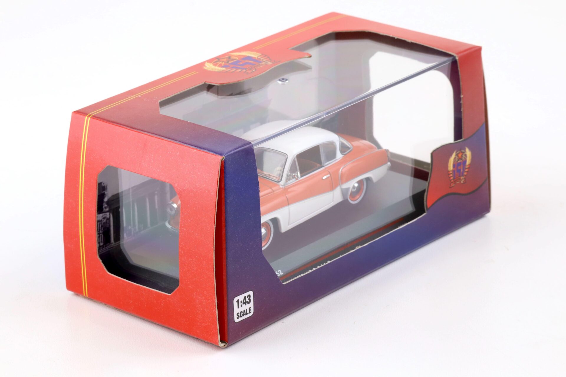 1:43 IST Models Wartburg 311 Coupe 1958 orange & cream