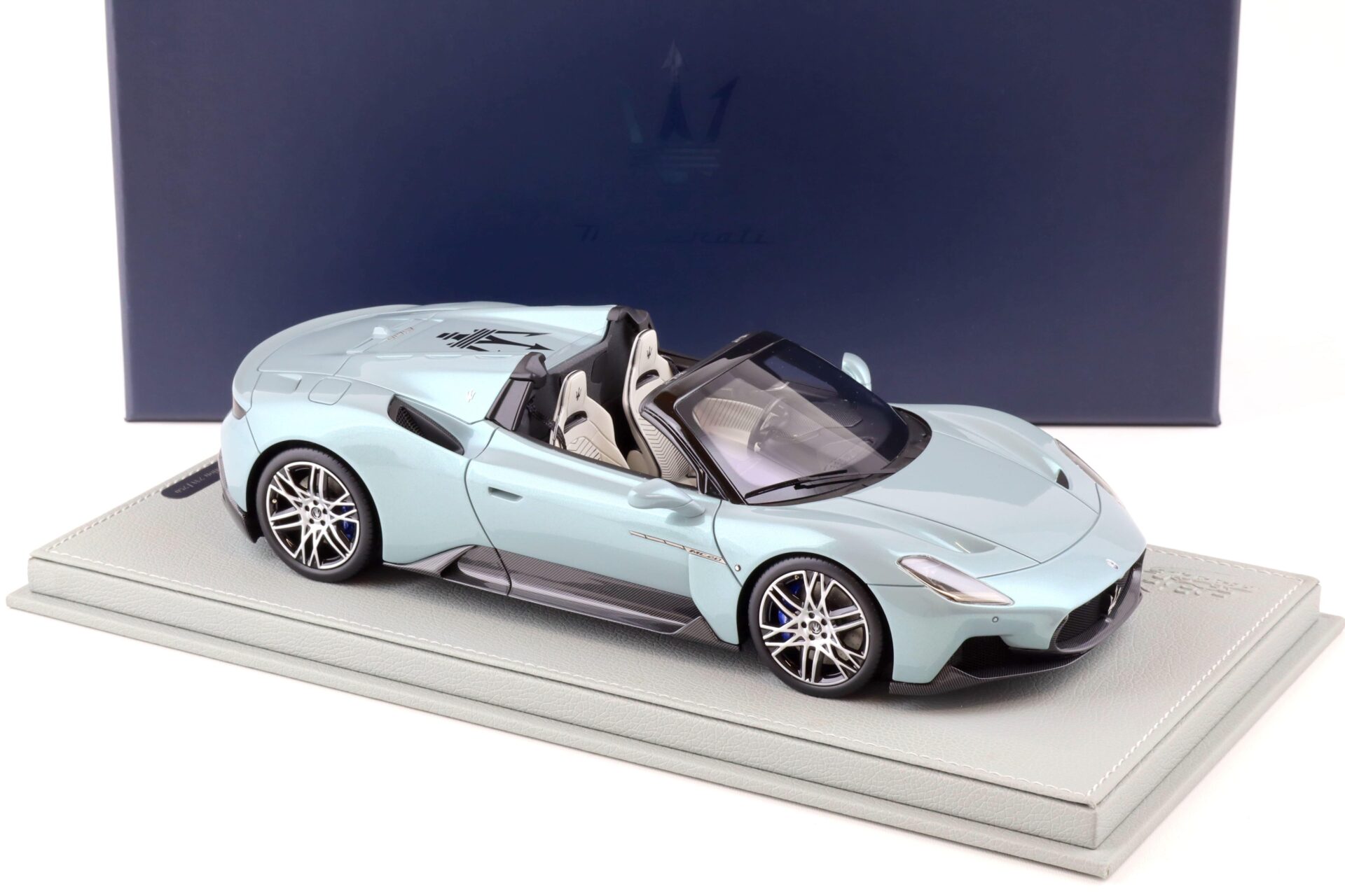 1:18 BBR Maserati MC20 Roadster 2022 Cielo Acqua Marina - Limited 250 pcs.
