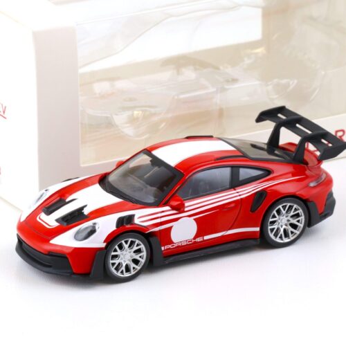 1:43 Norev Jet Car Porsche 911 (992) GT3 RS red Salzburg Livery 2022