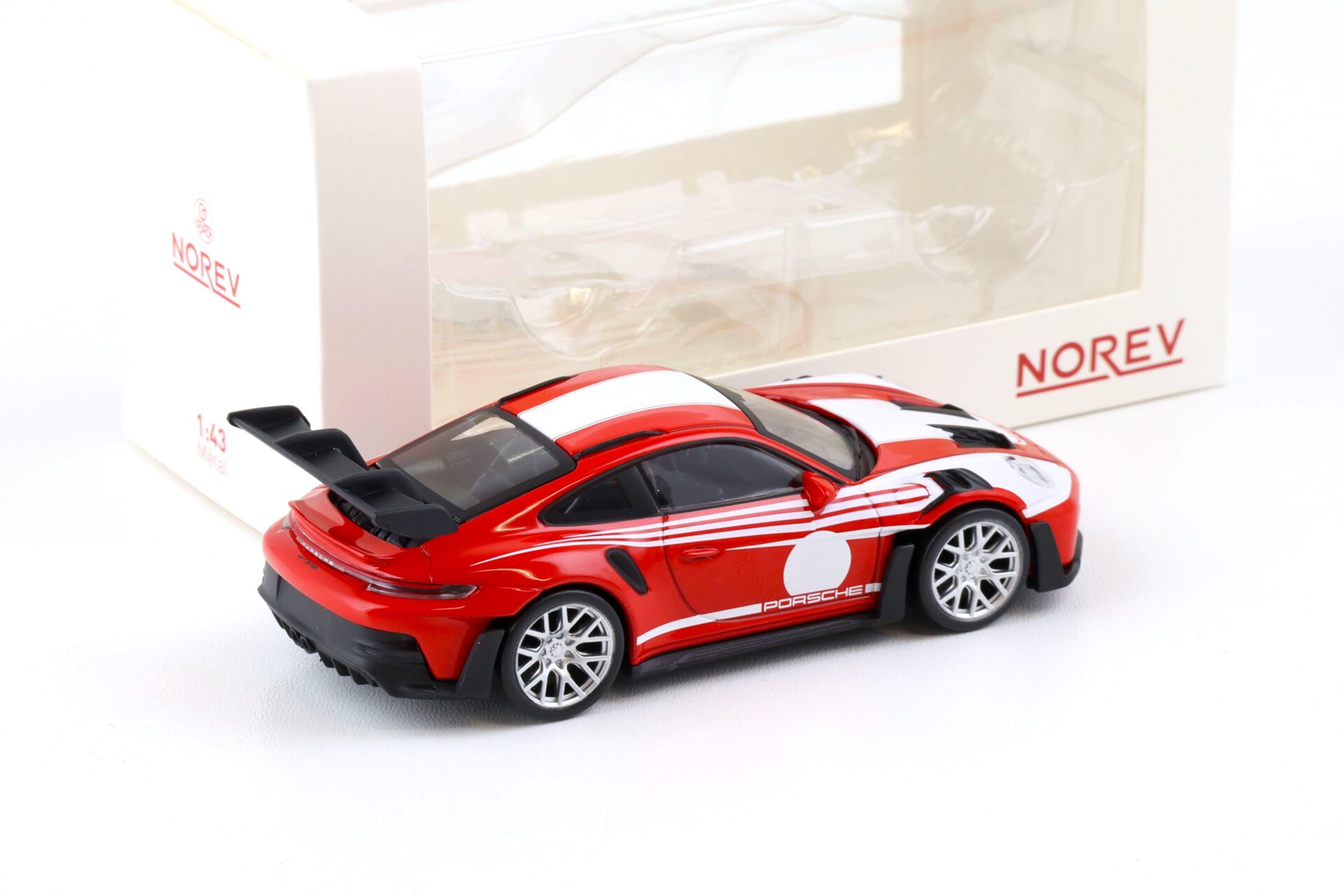 1:43 Norev Jet Car Porsche 911 (992) GT3 RS red Salzburg Livery 2022