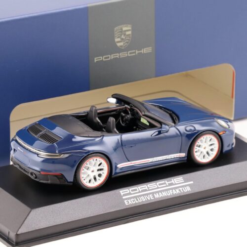 1:43 Minichamps Porsche 911 (992) Carrera GTS Cabriolet America Edition azure blue WAP DEALER