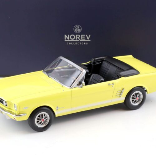1:18 Norev Ford Mustang Convertible 1966 yellow - Limited 200 pcs.