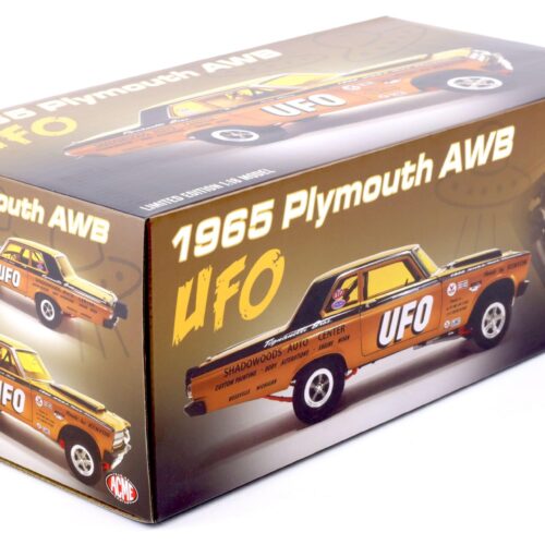 1:18 ACME 1965 Plymouth AWB Drag Car UFO gold/ black A1806509