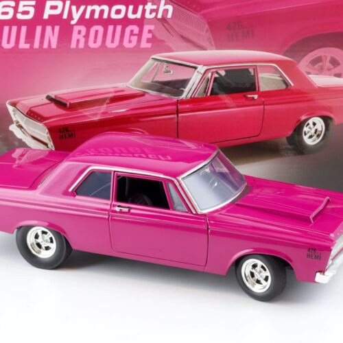 1:18 ACME 1965 Plymouth Belvedere Moulin Rouge pink-purple A1806510
