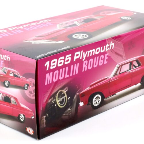 1:18 ACME 1965 Plymouth Belvedere Moulin Rouge pink-purple A1806510