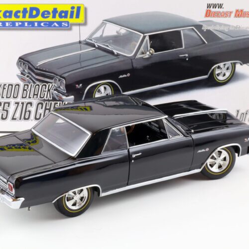 1:18 Exact Detail 1965 Chevrolet Chevelle Z16 Malibu SS Coupe black