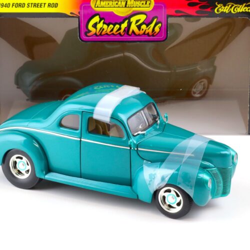 1:18 ERTL 1940 Ford Street Rod Hot Rod Street Rods turquoise metallic
