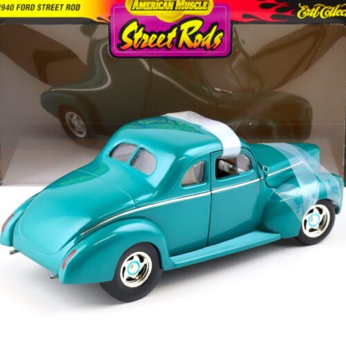 1:18 ERTL 1940 Ford Street Rod Hot Rod Street Rods turquoise metallic