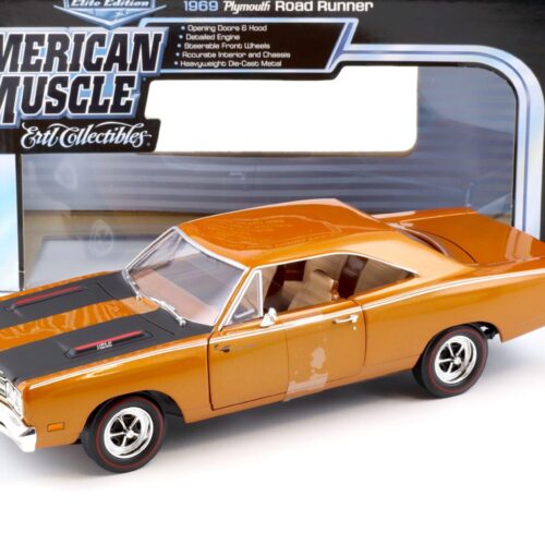 1:18 ERTL Elite 1969 Plymouth Road Runner Hemi brown metallic