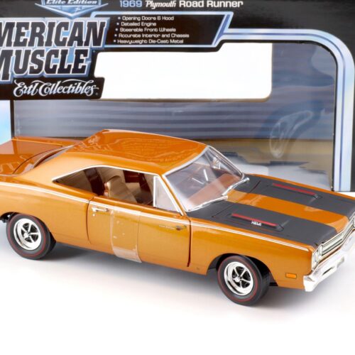 1:18 ERTL Elite 1969 Plymouth Road Runner Hemi brown metallic