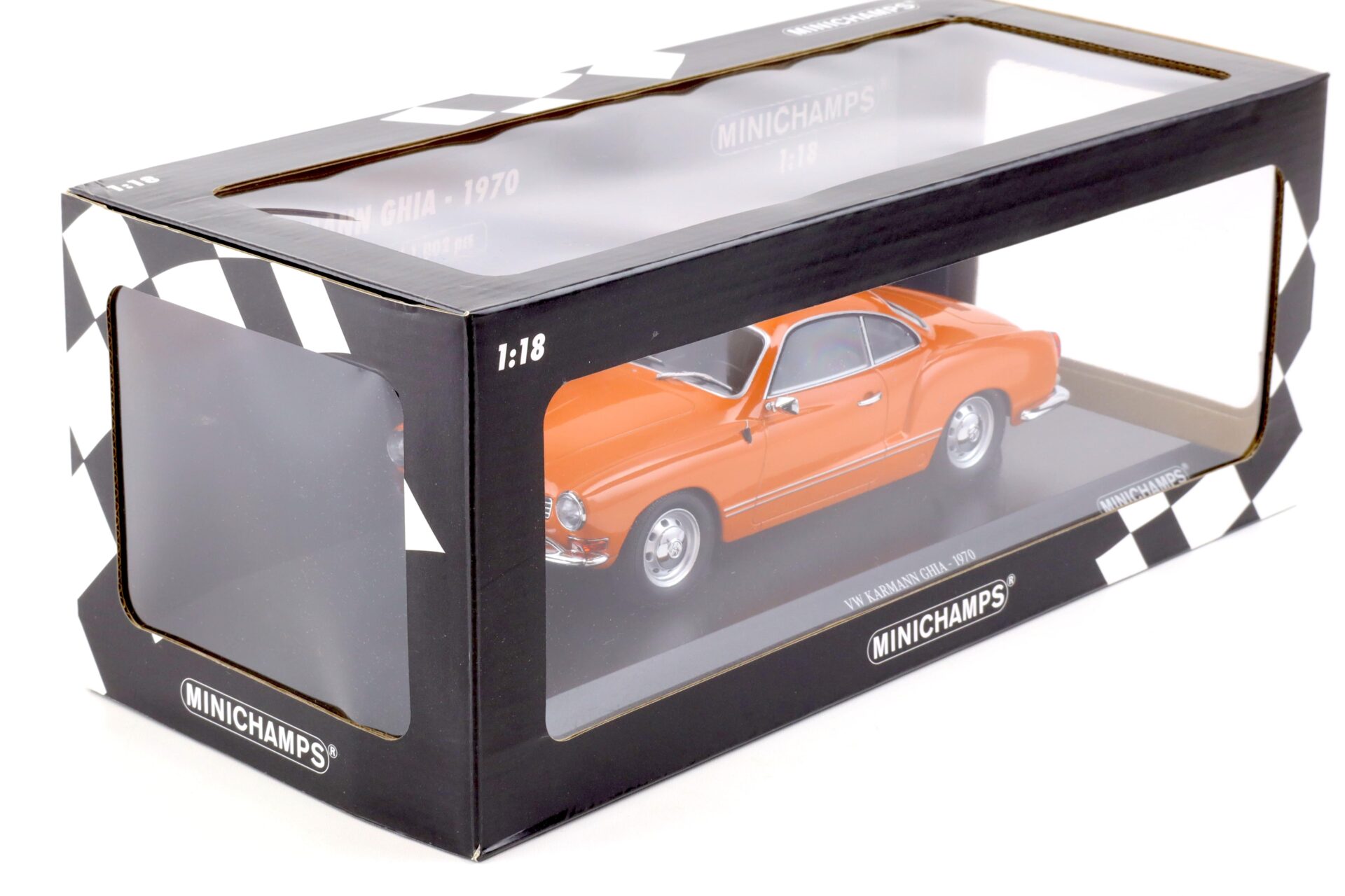 1:18 Minichamps VW Karmann Ghia Coupe 1970 orange