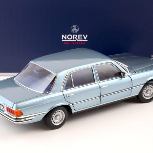 1:18 Norev Mercedes 450 SEL 6.9 Limousine gray/blue metallic 1976 - Image 3