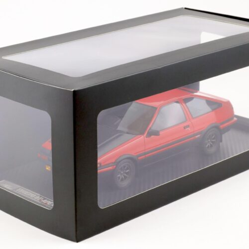 1:18 Ivy Model Merit Toyota Trueno GT-APEX AE86 red with Carbon hood - Limited 99 pcs.