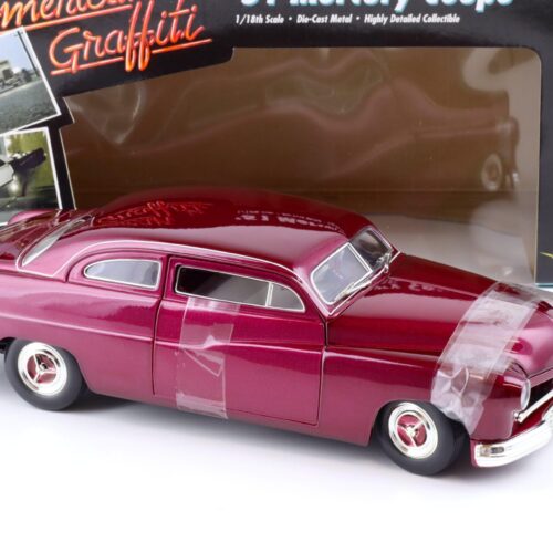 1:18 ERTL 1951 Mercury Coupe American Graffiti metallic deep red