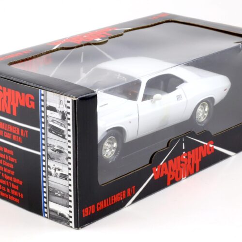 1:18 ERTL 1970 Dodge Challenger R/T Coupe Vanishing Point white