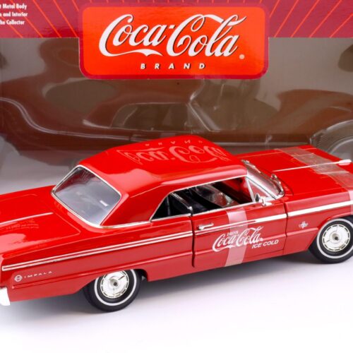 1:18 Johnny Lightning 1964 Chevrolet Impala COCA COLA red