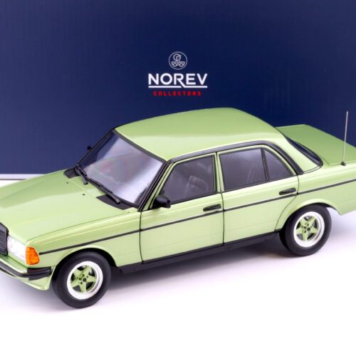 1:18 Norev Mercedes 200 W123 Limousine AMG Bodykit 1984 green metallic