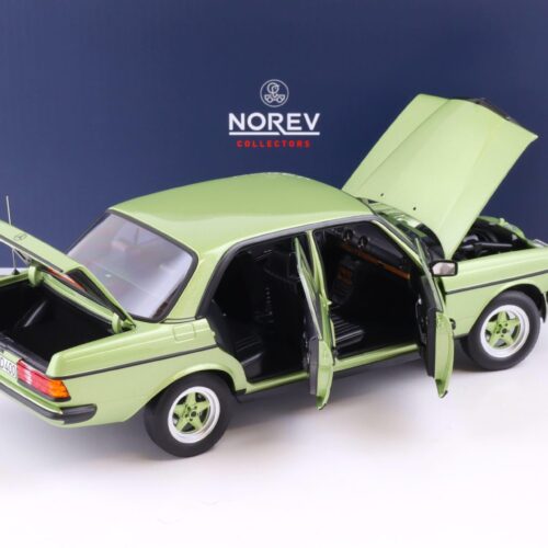 1:18 Norev Mercedes 200 W123 Limousine AMG Bodykit 1984 green metallic