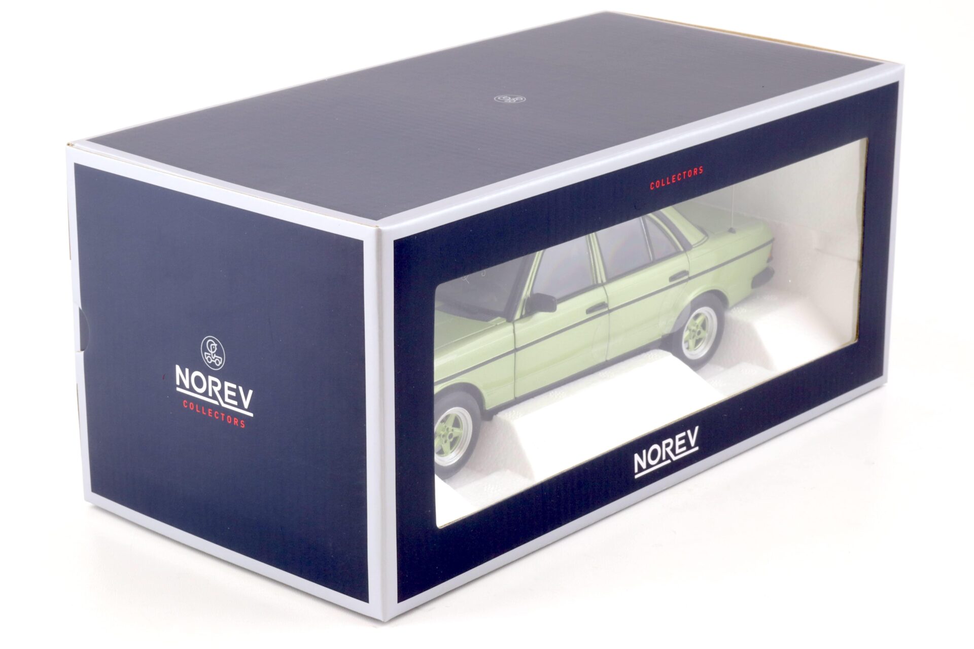 1:18 Norev Mercedes 200 W123 Limousine AMG Bodykit 1984 green metallic