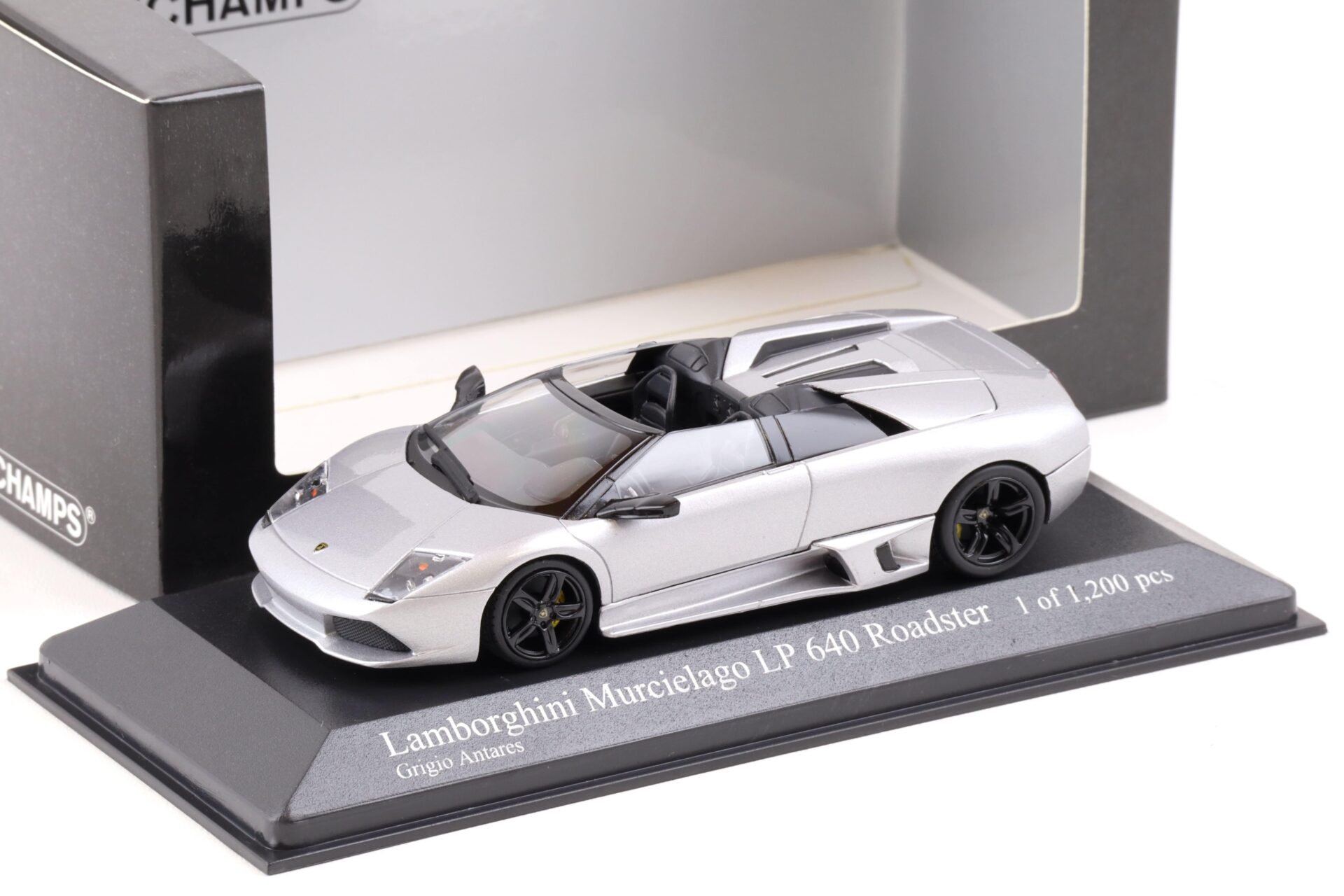 1:43 Minichamps Lamborghini Murcielago LP640 Roadster 2007 Grigio Antares grey
