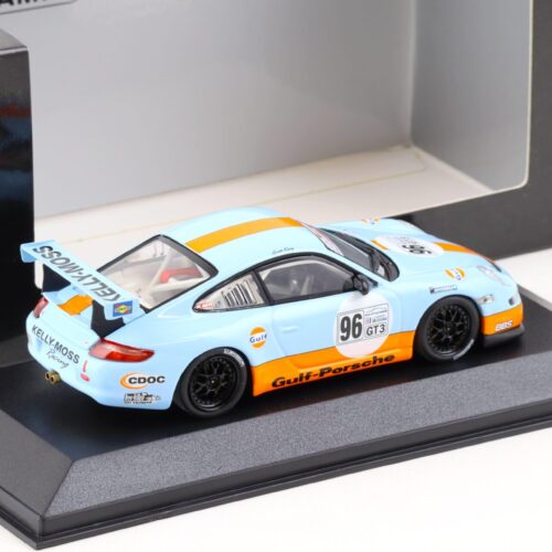 1:43 Minichamps Porsche 911 (997) GT3 CUP Sebring 2006 Scott Kuss GULF #96 - Image 2