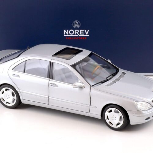 1:18 Norev Mercedes S-Klasse Limousine W220 silver metallic 1998