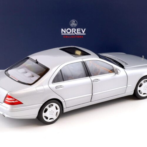 1:18 Norev Mercedes S-Klasse Limousine W220 silver metallic 1998