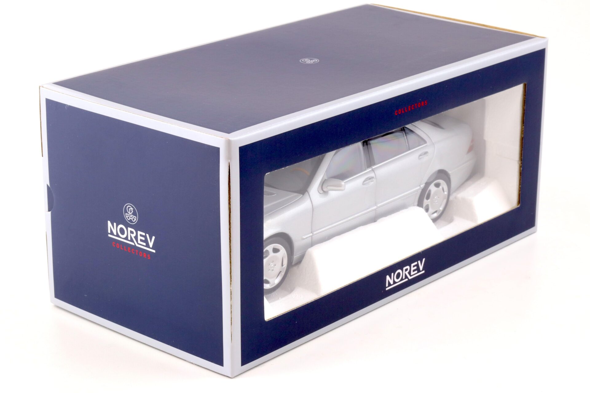 1:18 Norev Mercedes S-Klasse Limousine W220 silver metallic 1998