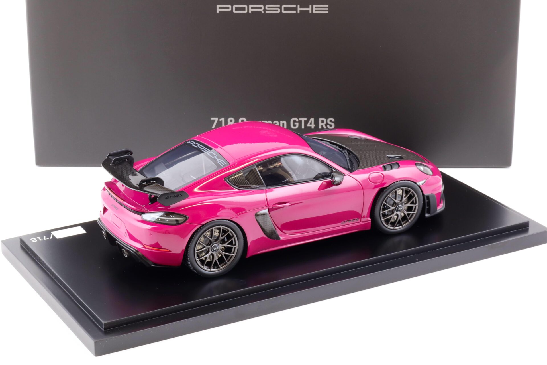 1:18 Spark Porsche 718 Cayman GT4 RS (982) Ruby Star red Limited WAP DEALER