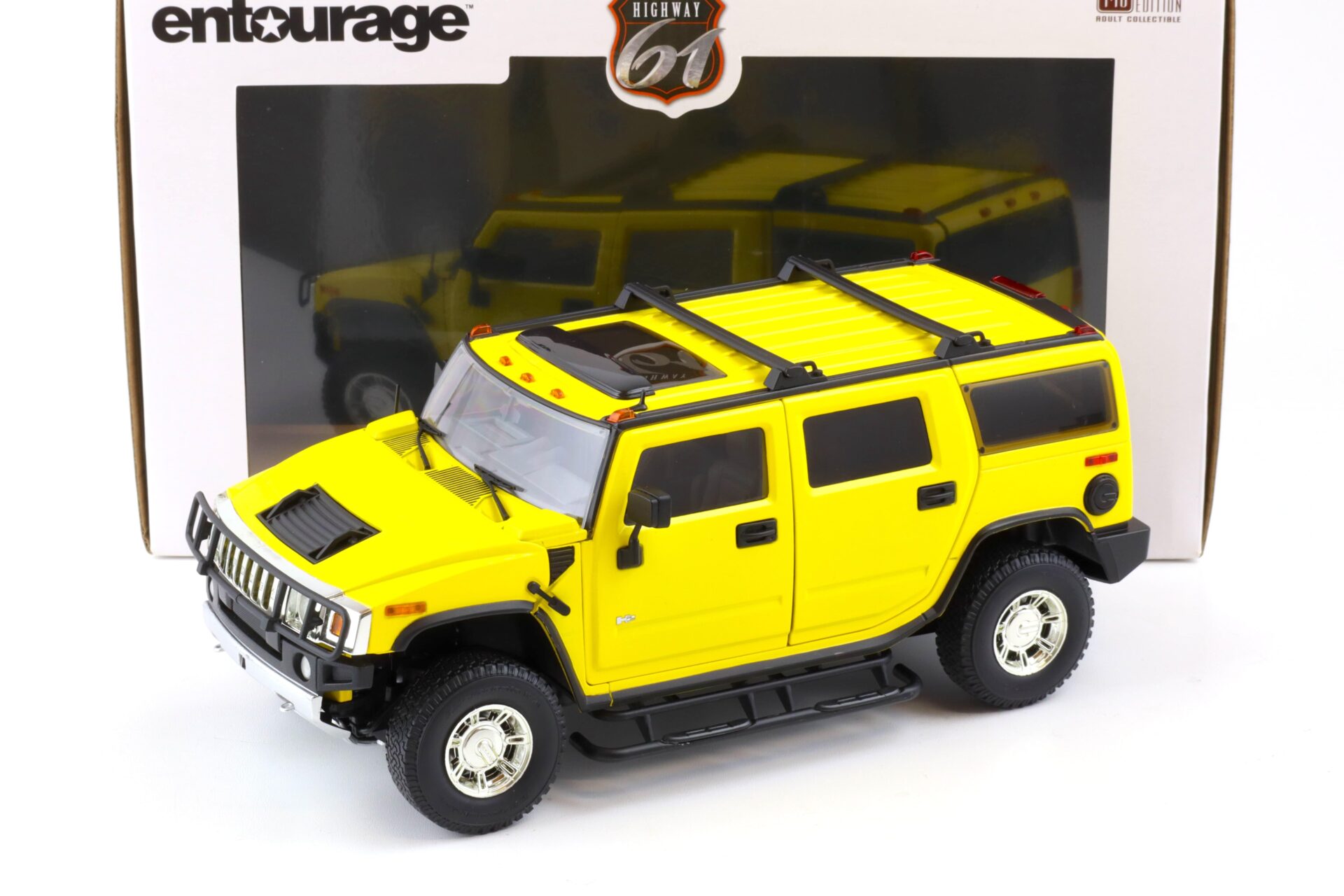 1:18 Highway61 Hummer H2 SUV 2003 ENTOURAGE yellow