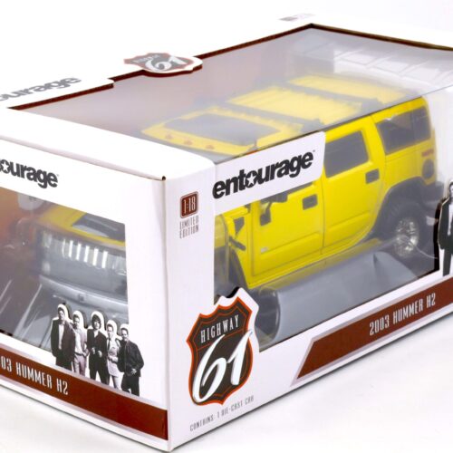 1:18 Highway61 Hummer H2 SUV 2003 ENTOURAGE yellow