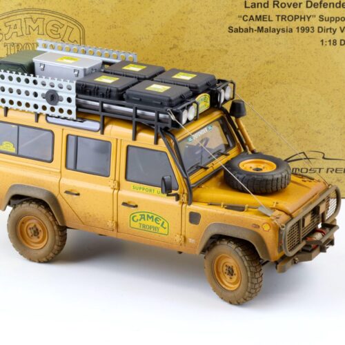 1:18 Almost Real Land Rover Defender 110 Camel Trophy Support Unit 1993 Dirty Version