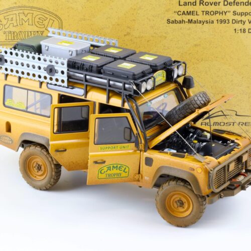 1:18 Almost Real Land Rover Defender 110 Camel Trophy Support Unit 1993 Dirty Version