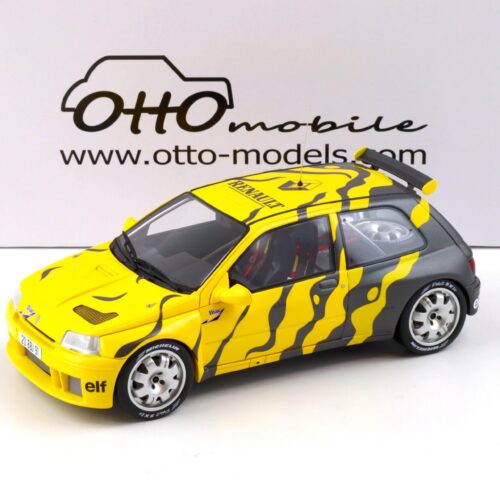 1:18 OTTO mobile OT822 Renault Clio Maxi Presentation 1995 black/ yellow