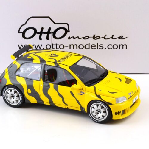 1:18 OTTO mobile OT822 Renault Clio Maxi Presentation 1995 black/ yellow