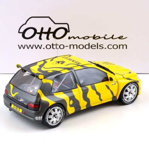 1:18 OTTO mobile OT822 Renault Clio Maxi Presentation 1995 black/ yellow