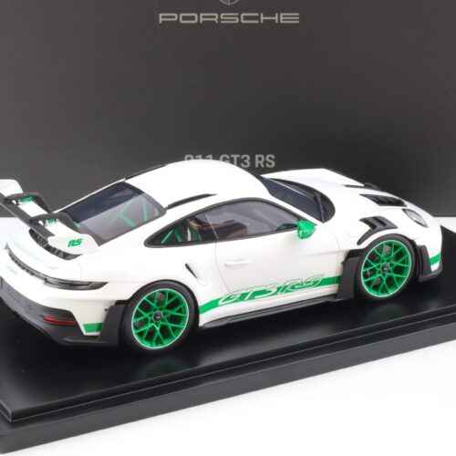 1:18 Spark Porsche 911 (992) GT3 RS white/ green Limited 911 pcs. WAP DEALER